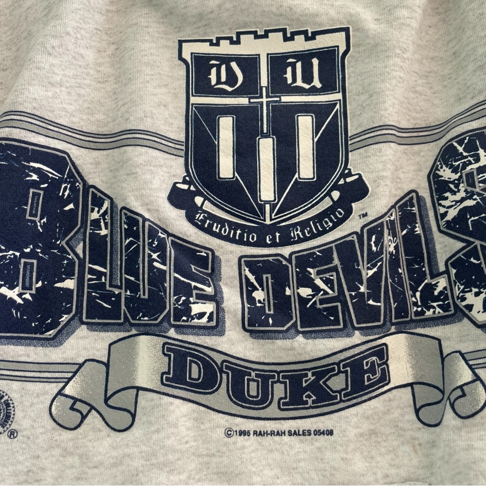 Lee. Vintage Cotton Blend DUKE large sweatshirt. Gray Blue